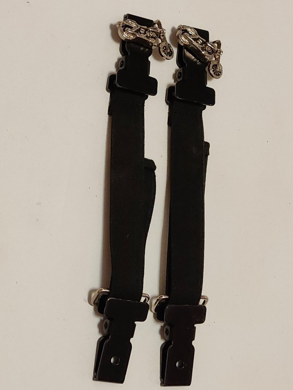 Elastic Boot Straps Adjustable Boot Clips Pant Clips Stirrups Leg Straps for Bik